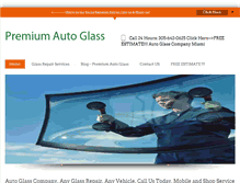 Tablet Screenshot of carglassmiami.com